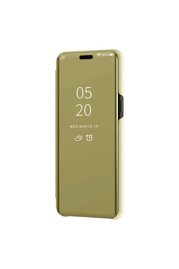 Samsung Galaxy M20 Mirror Cover Luxury Case Gold