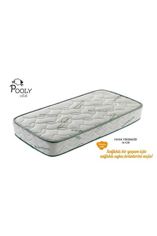 Ortopedik Bamboo Yaylı Yatak 16 cm Yükseklikte Tek Kişilik ve Çocuk Yaylı Yatakları - 2