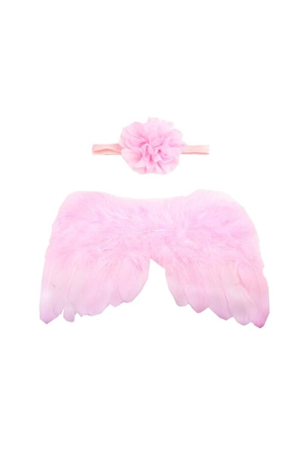 2 Pack Baby Pink Newborn Angel Wing Photo Shoot Props