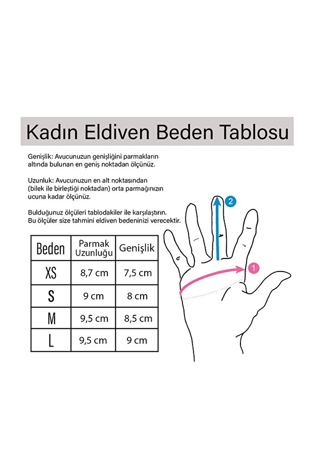 Kadın Deri Eldiven ''venedik'' - 6