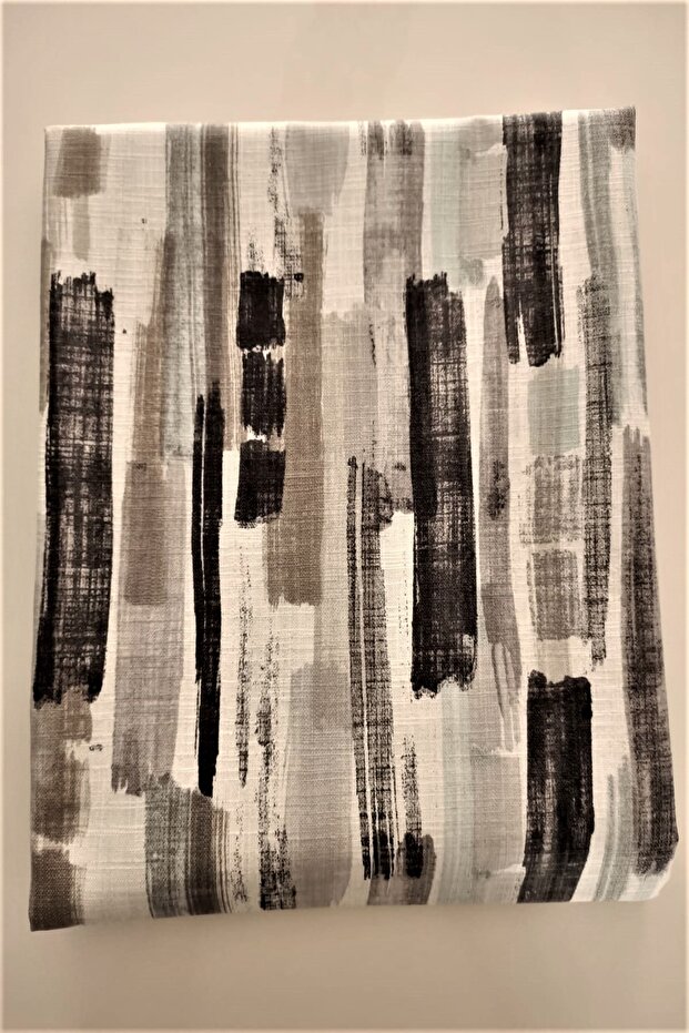 Cotton Linen Look Patterned Table Cloth - 4