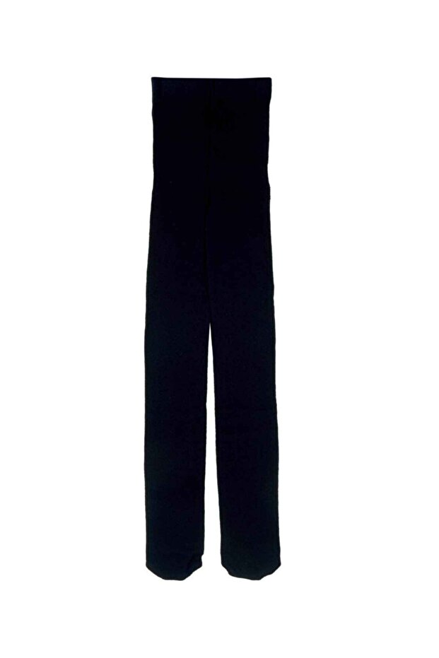 Girl's Navy Blue Plain Pantyhose