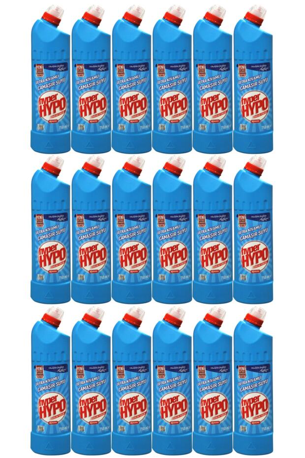 Hypo Okaliptus Ultra Kıvamlı Çamaşır Suyu 18 x 750 ml - 1