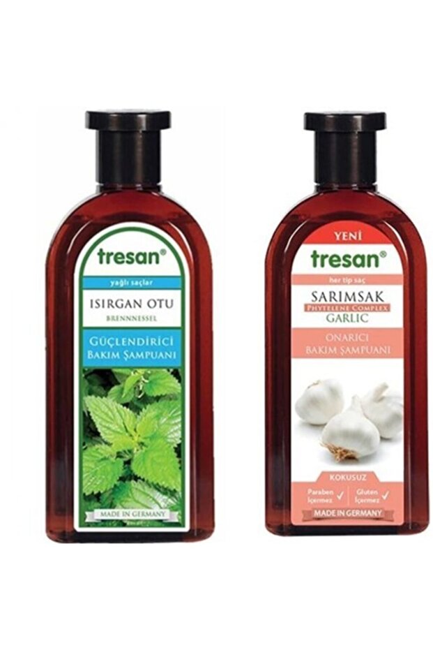 Nettle Oily Hair 300 ml Garlic Extract Shampoo 300 ml