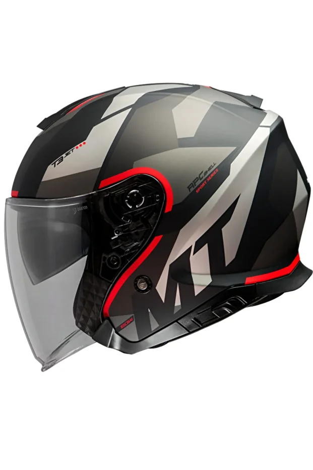 Helmet Thunder Sv Jet Bow A5 Black Matt Red - 3