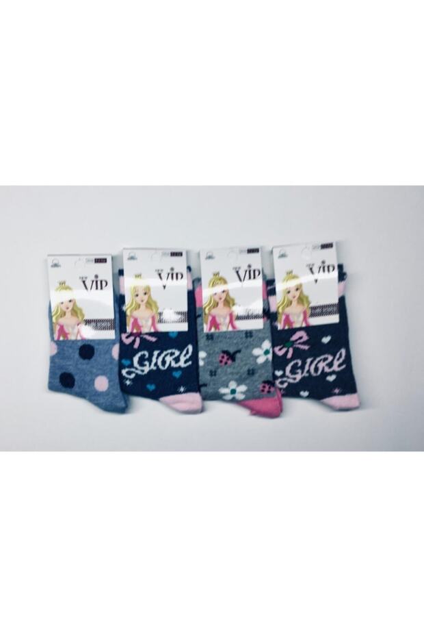 Girl's Colorful Pack of 12 Socks