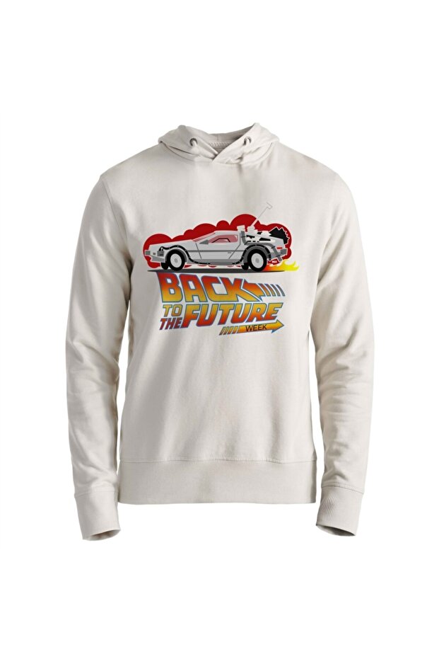 Unisex Kids Ecru Back to the Future Sweatshirt