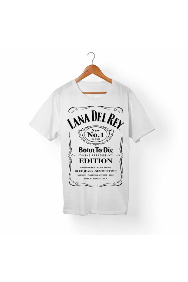 Unisex White Lana Del Rey Born To Die T-Shirt