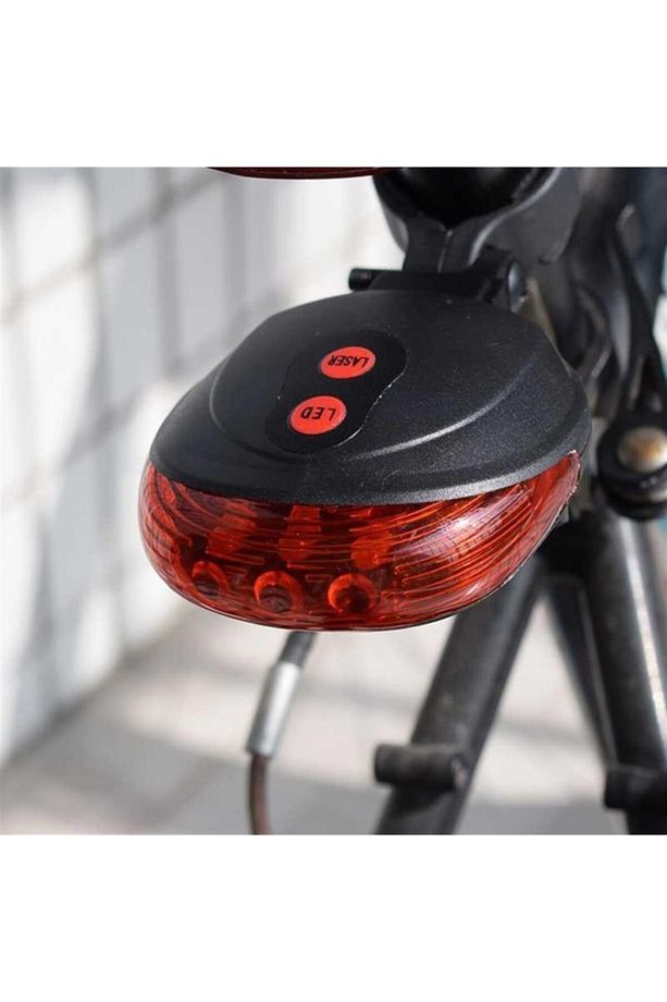 Çok Fonksiyonlu Pilli Bisiklet Led Lazer Işığı - 3