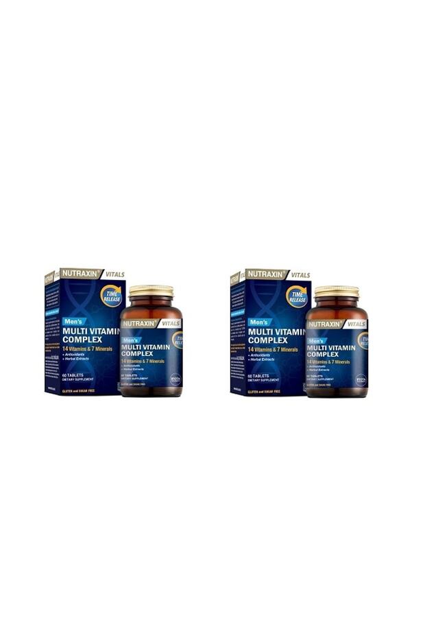 Nutraxın Multıvıtamın Complex Men 60 Tablet*2 - 1