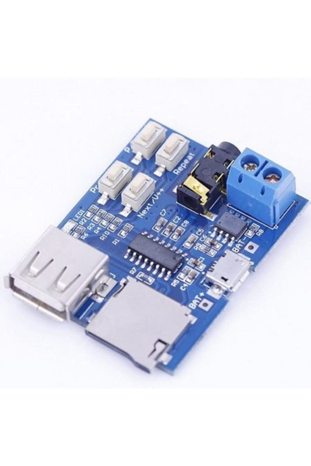 Mp3 Çalar Amplifier Stereo Amfi Dekoder Modülü Mono 3w Devre - 1