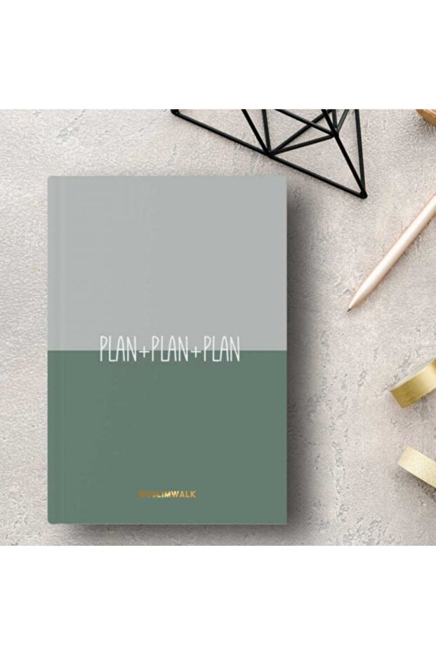 Plan + Plan + Plan Yeşil Bullet Journal - 1