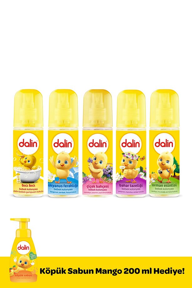 Süper 5 Li Kolonya Set (köpük Sabun 200 Ml Hediyeli) - 1