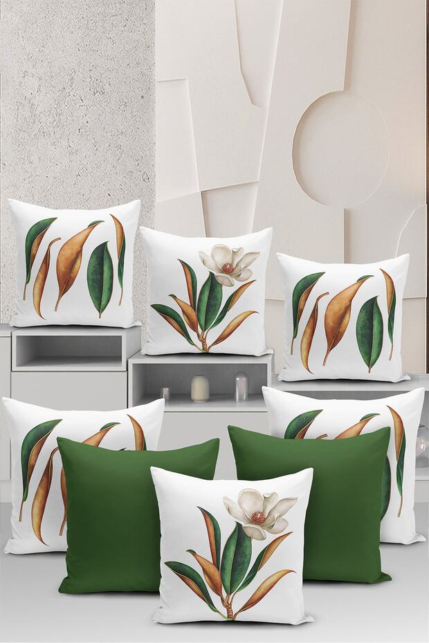 8-Piece Tropical Special Design Digital Printed Pillow Cushion Cover
