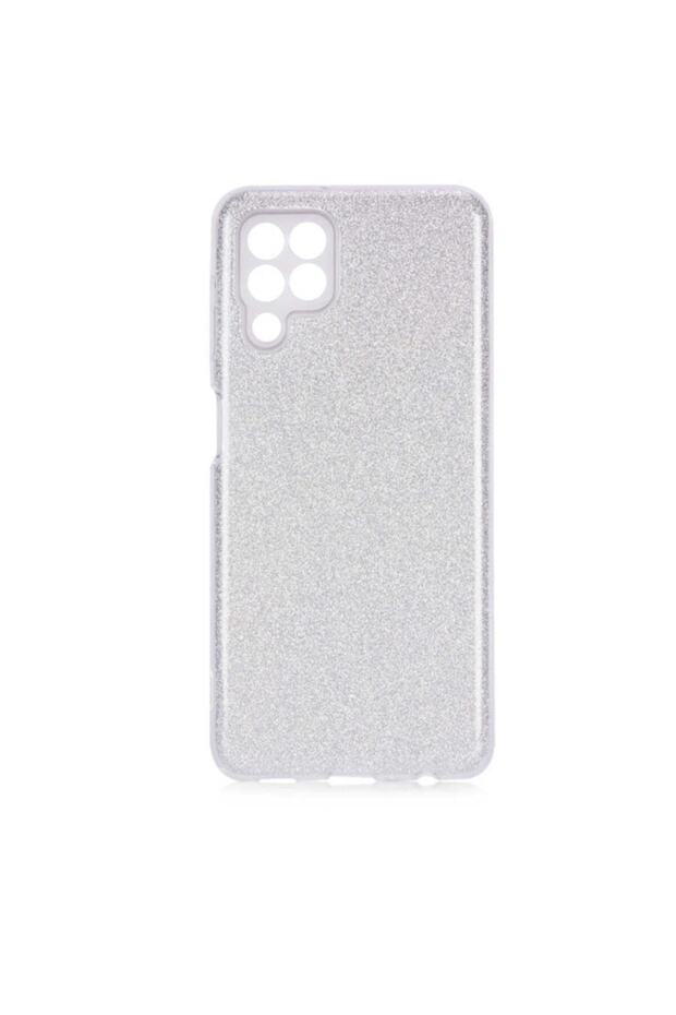 Case for Galaxy A22 4g Shining Silicone Case Shining Silicone Gray