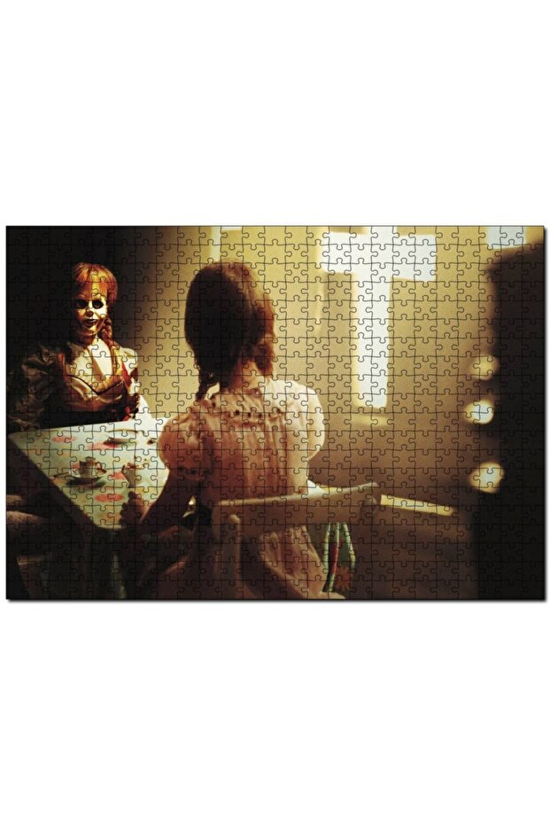Cakasepetim Annabelle 2 Horror Character 1000 Piece Puzzle Jigsaw Puzzle Mdf (Wood)