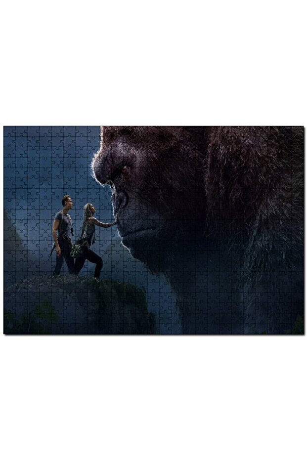 King Kong And People 120 Piece Puzzle Jigsaw Puzzle Mdf (wood)