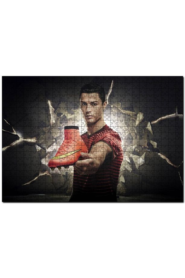 Christiano Ronaldo Nike Mercurial Superfly Krampon 255 Parça Puzzle Yapboz Mdf (ahşap) - 1