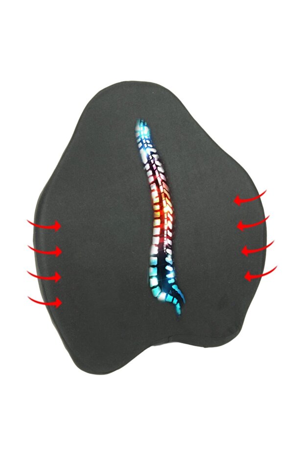Visco New Generation Orthopedic Lumbar Cushion Office Cushion Back Cushion