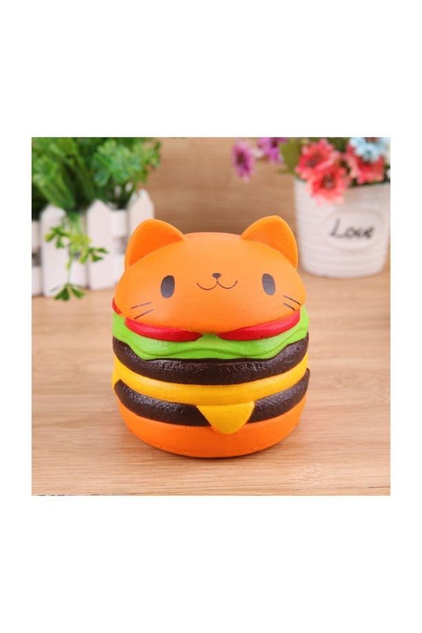 Hamburger Squıshy Sukuşi Yavaş Yükselen Oyuncak - 1