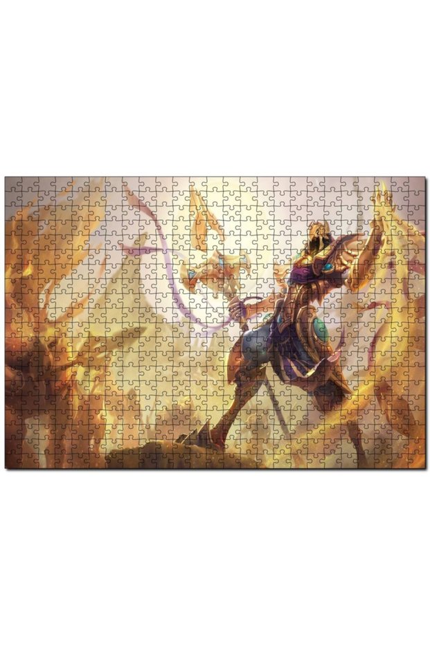 Cakasepetim Pandemonium Game Emperor of the Sands Azir Image 1000 Piece Puzzle Jigsaw Mdf (Wood)