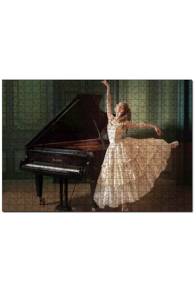 Piano And Ballerina 1000 Piece Puzzle Jigsaw Puzzle Mdf (Wooden)
