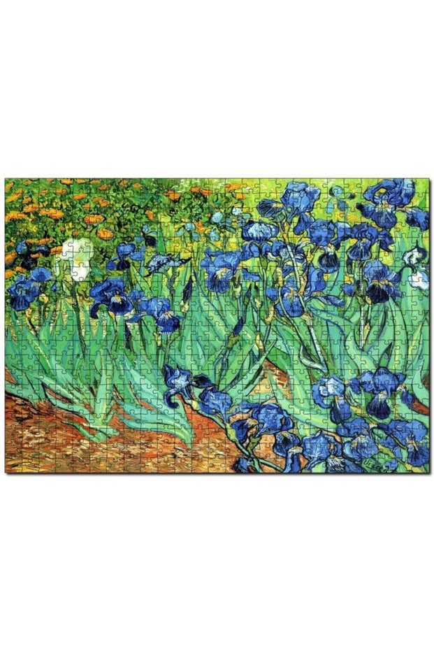 Vincent Van Gogh My Irises Picture 1000 Piece Puzzle Jigsaw Puzzle Mdf (wood)