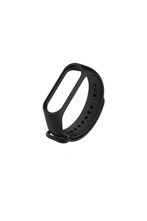 Mi Band 5 - 6 Compatible Silicone Smart Wristband Band - Black