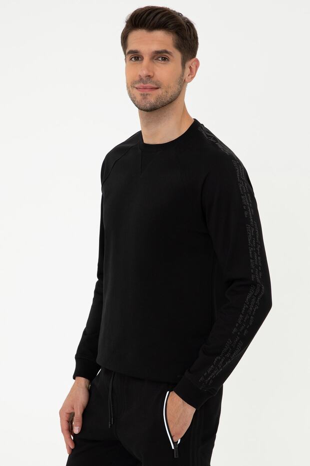 Sıyah Erkek Sweatshirt G021SZ082.000.1288045 - 3