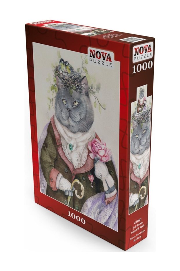 1000 Pieces Socialite Cat with Poet Spirit - Tatiana Plovetskaya