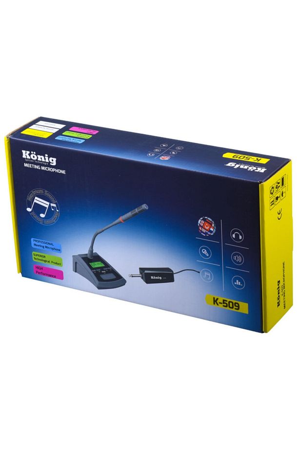 Uhf Şarjlı Telsiz Kürsü Mikrofonu K 509 - 7