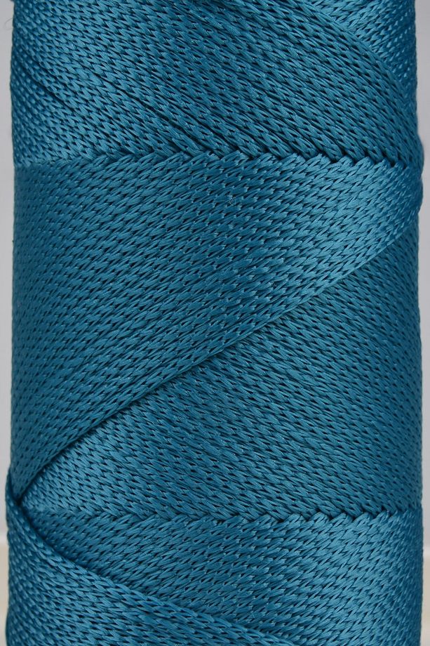 Premium 400gr Polyester Makrome Ipi 2 Mm 2 Set Petrol Mavisi Makrame Ip Supla Çanta Ipi No:4 - 3
