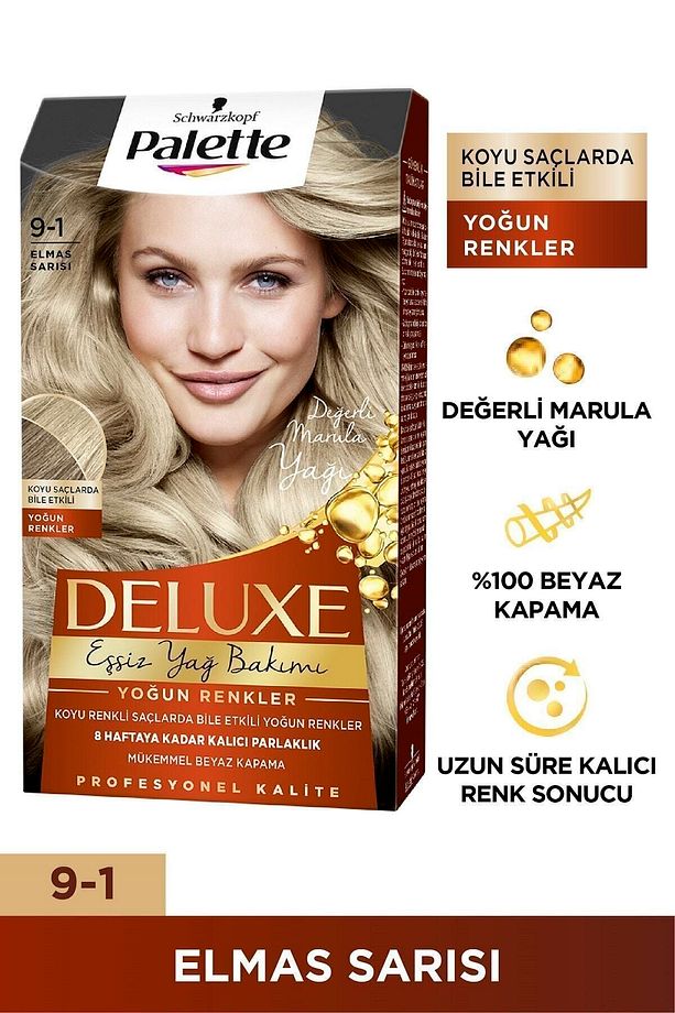 Deluxe Deluxe Yoğun Renkler 9-1 Küllü Sarı 6281031271490 - 1