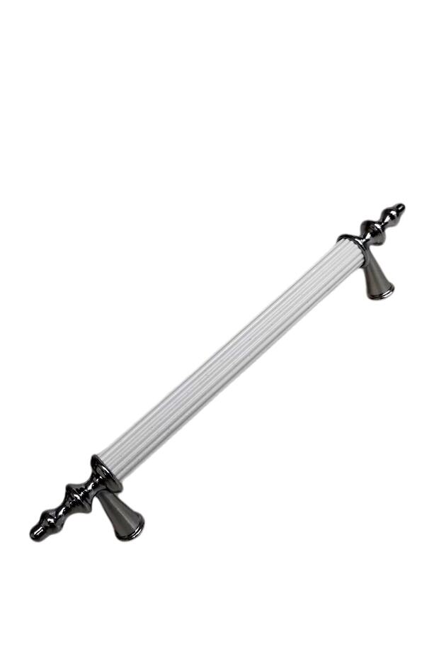 Rustic Handle Models Luxury Modern Kitchen Cabinet Drawer Furniture Handle 224mm White-Chrome
