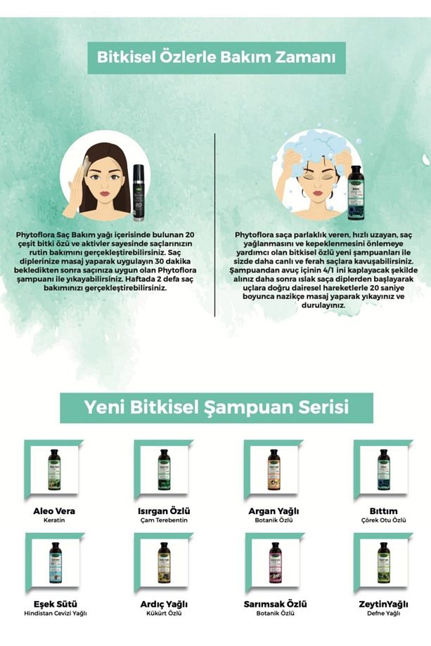 Tuzsuz Dökülen Ve Kepekli Saçlara Özel Bıttım Özlü Bitkisel Şampuan 400 ml - 8
