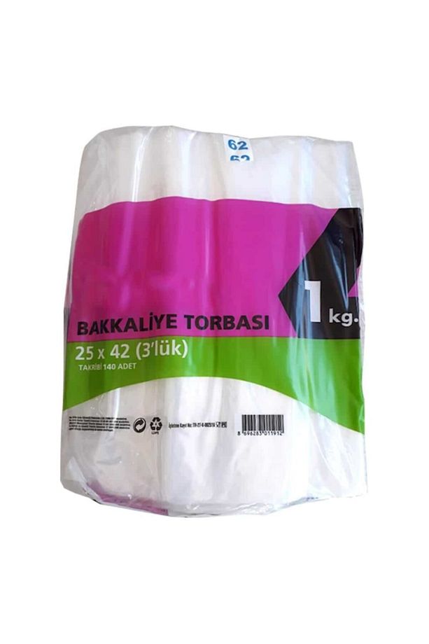 Bakliyat Poşeti 3'lük 1 kg Bakkaliye Torbası - 1