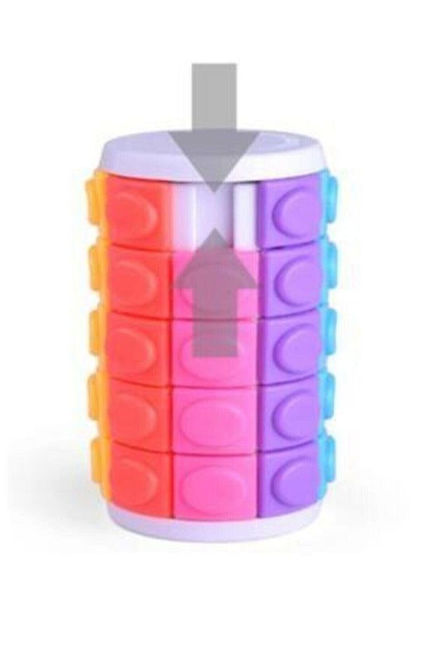 Silindir Zeka Küpü Rotate Slide Puzzle Stres Oyunu - 2