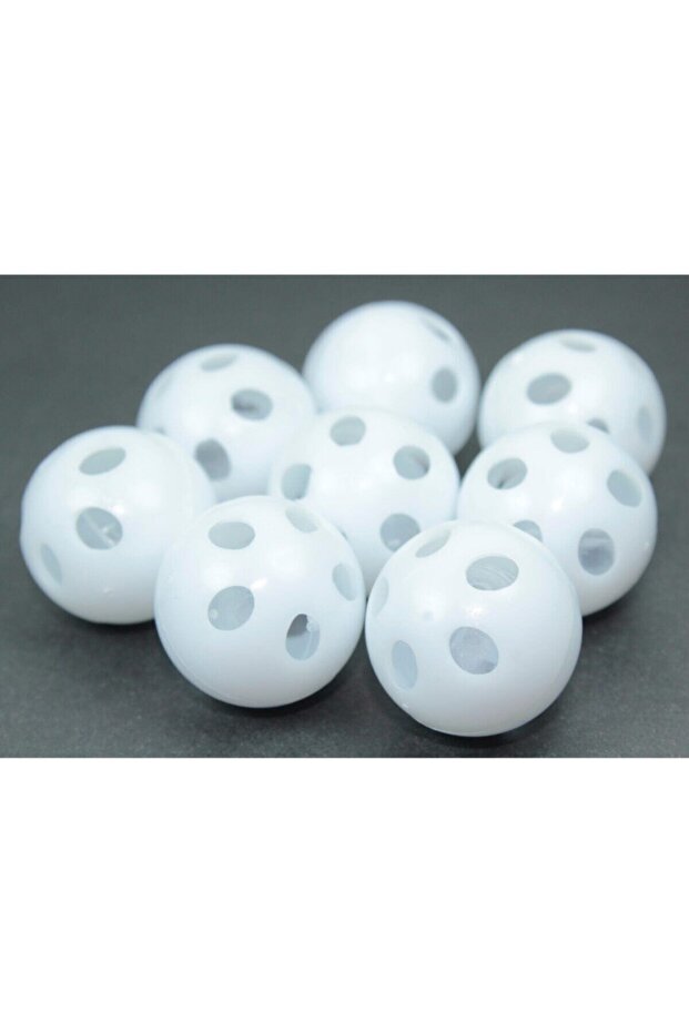 Beyaz Amigurumi Çıngırak Zili 10 Adet - 1