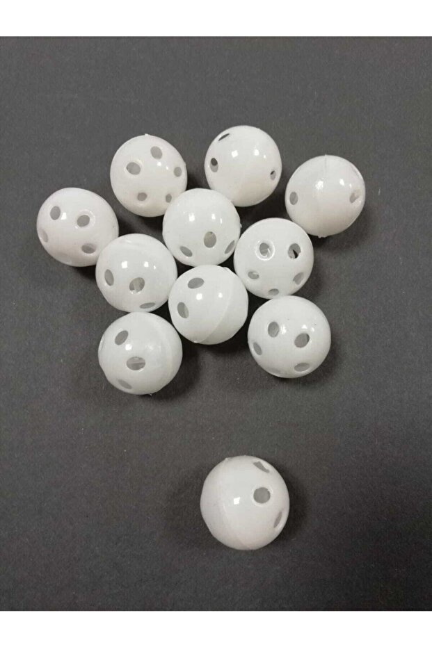 Beyaz Amigurumi Çıngırak Zili 10 Adet - 2