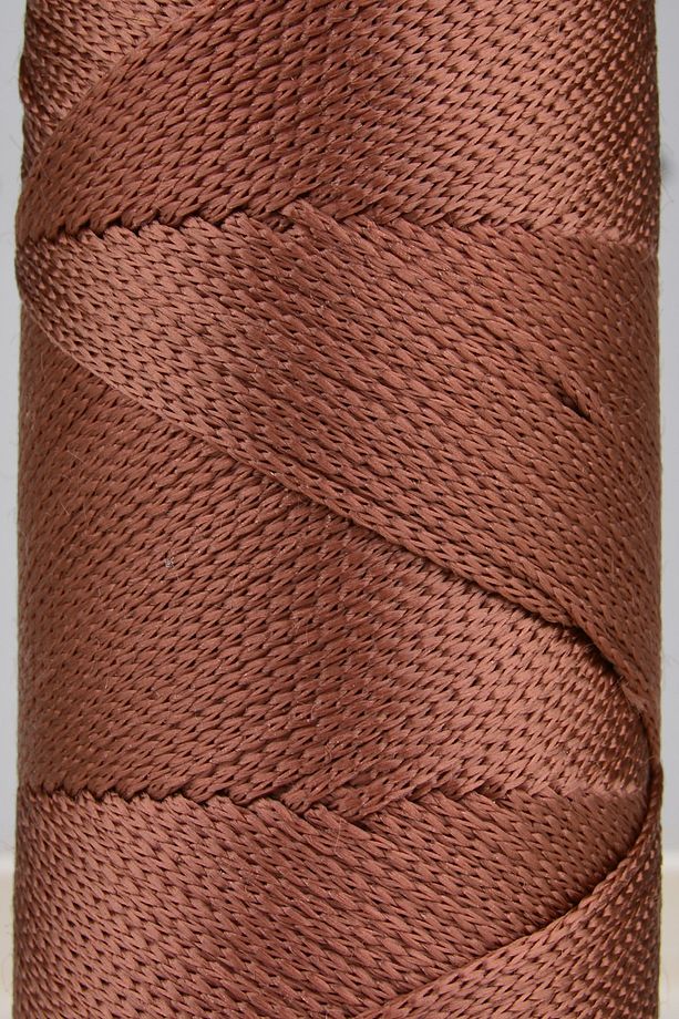 Premium 400 gr Polyester Makrome Ipi 2 Mm 2li Set Bakır Makrame Ip Supla Çanta Ipi No:4 - 3