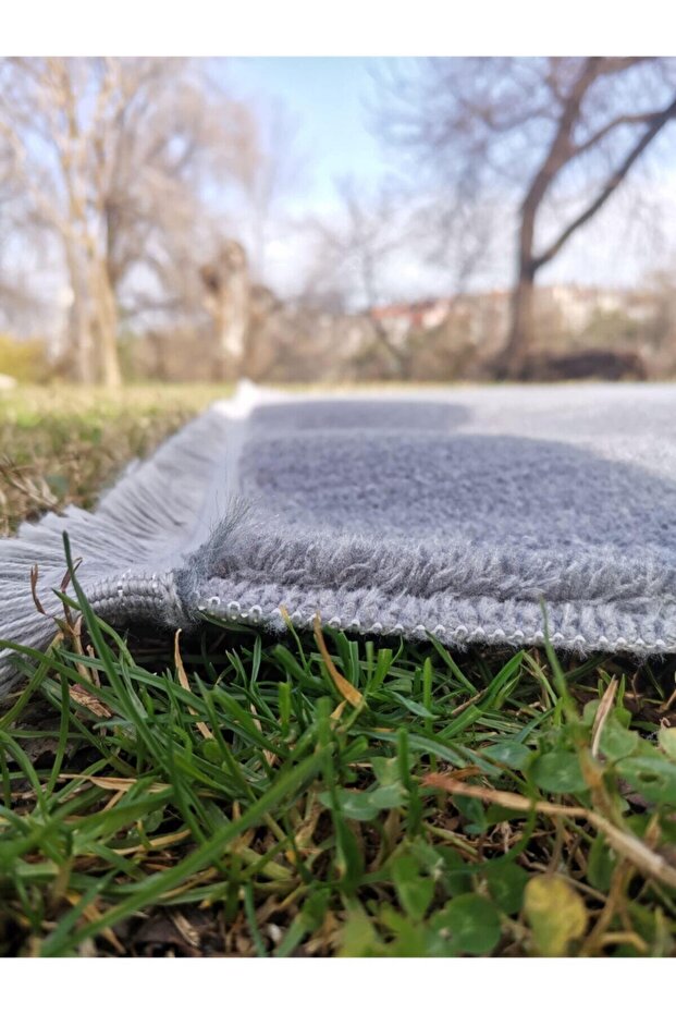 Post Peluş Halı Antrasit - 5