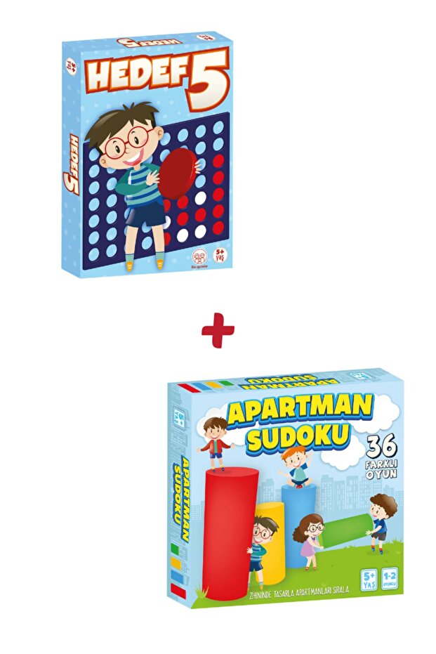 Apartment Sudoku / Target 5 Set of 2
