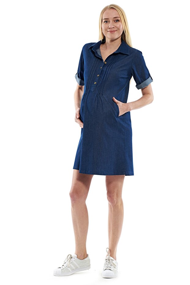 Hamile Kot Elbise - 1