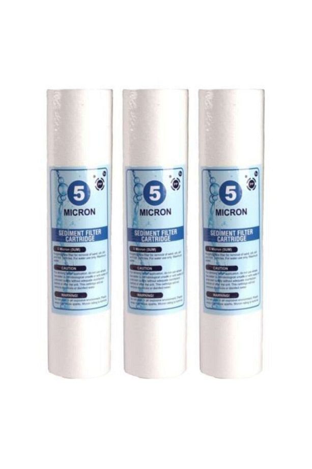 5 Mikron Sediment Spun Filtre (toz,tortu Filtre) 3 Adet 5mkr-3ad - 1
