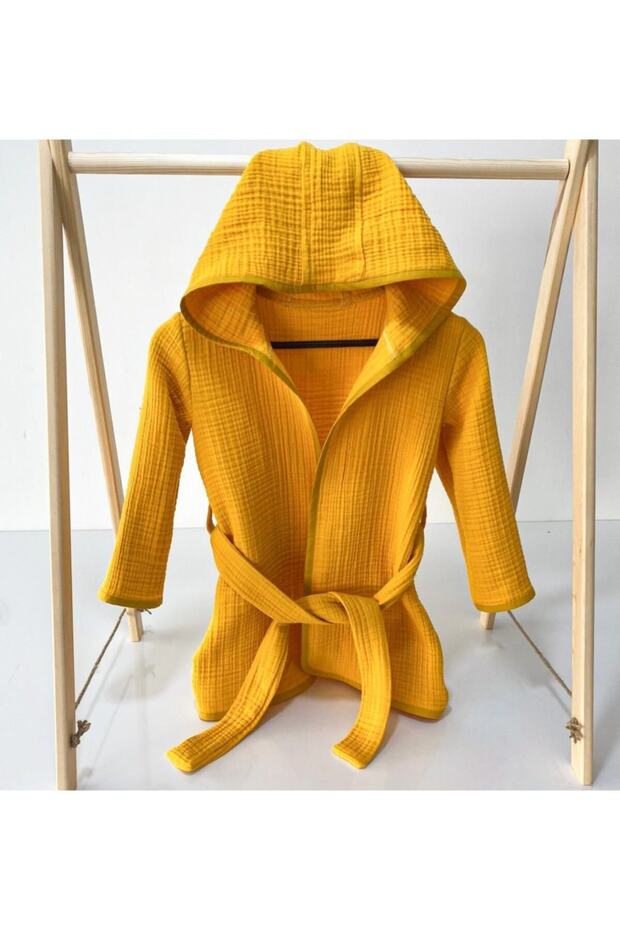 رداء حمام أصفر - 1