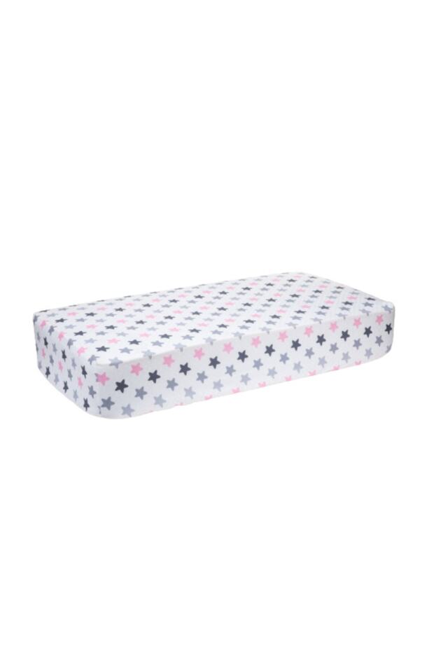 Double Elastic Fitted Sheet Star Pattern - 1