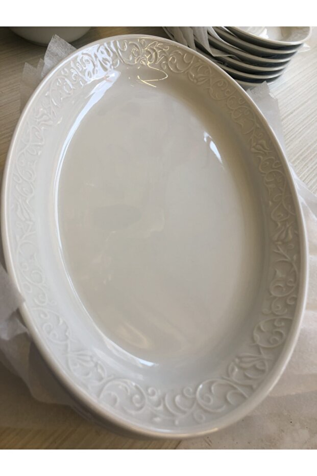 Güral Spring Branch 30cm Boat Plate Set of 3