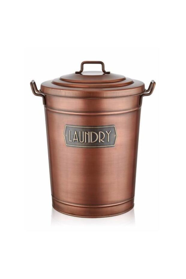 Copper Laundry Basket - 1