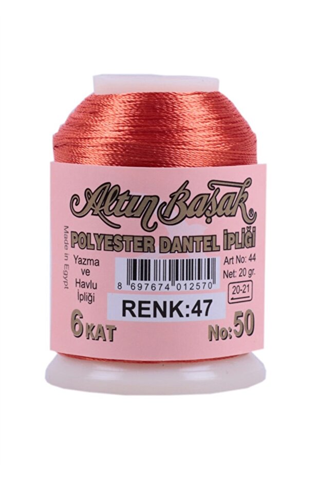 Altın Başak Polyester Dantel Ipliği 20 Gr Renk:47 - 1