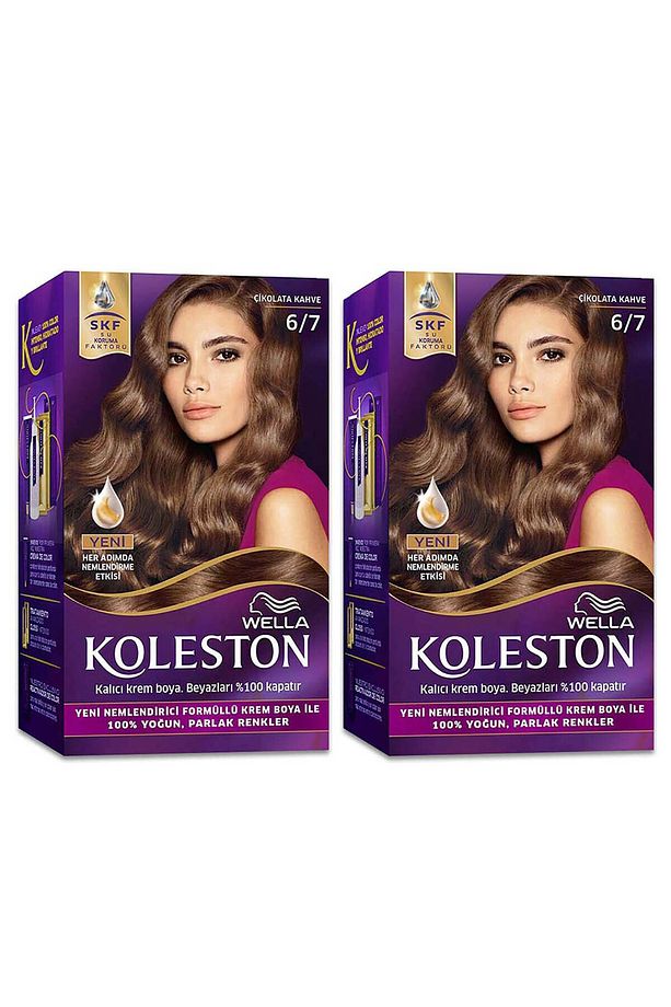 Koleston Kit Saç Boyası 6/7 Çikolata Kahve X 2 Adet - 2